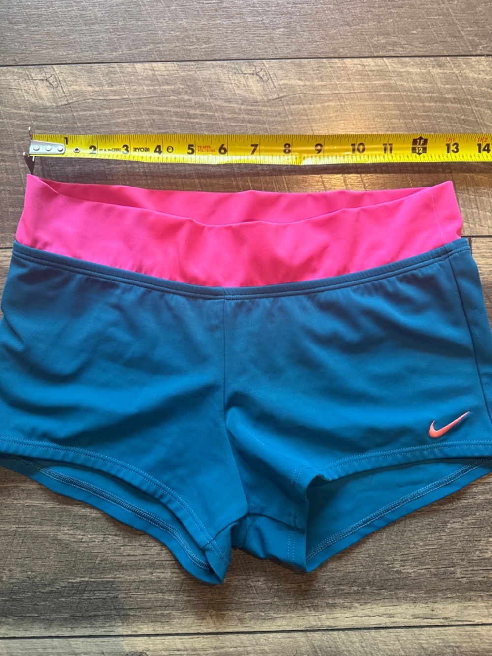 Nike Hot Pink and Teal Athletic Tankini Set - Picture 4 of 11